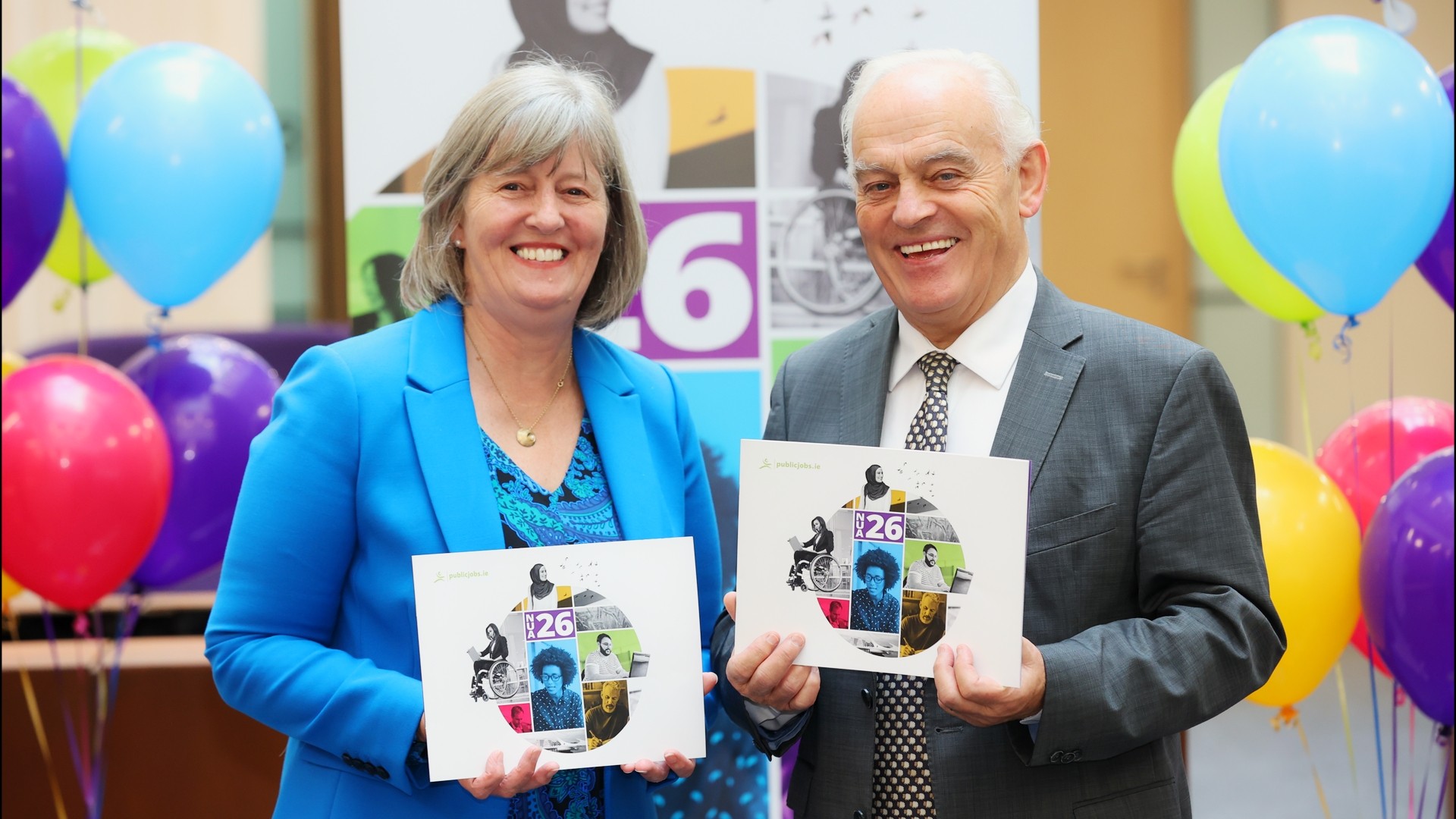 Margaret McCabe and Tom Moran at Nua26 launch